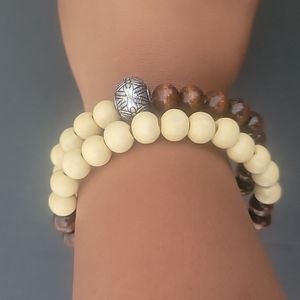 Mens beaded bracelet